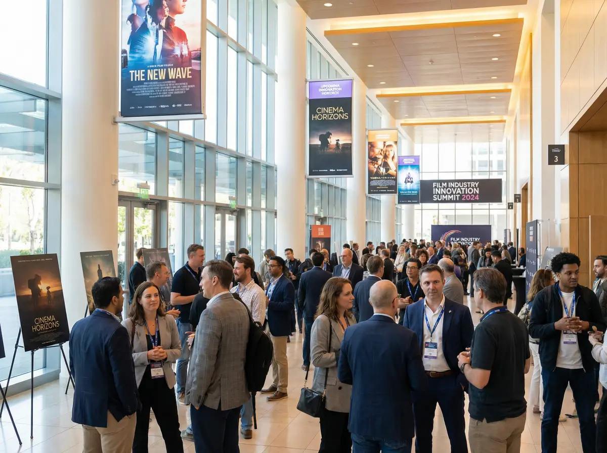 影视行业峰会现场，专业人士交流 神木丽 信息